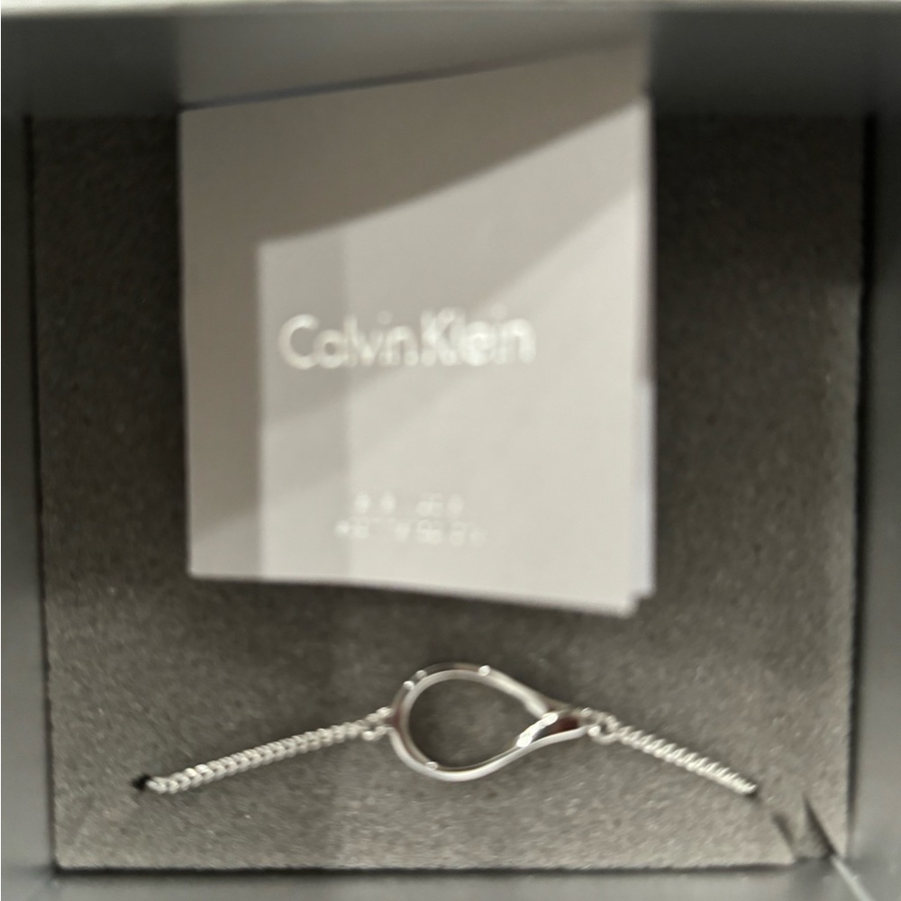 New Calvin Klein women’s silver bracelet